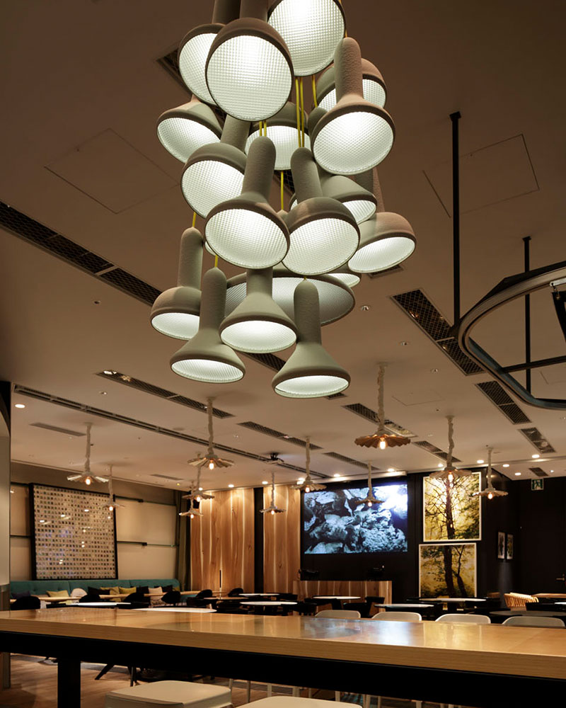 Relaxing lounge area